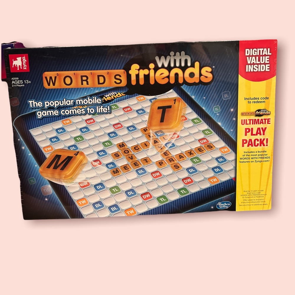 NEW Words With Friends Board Game